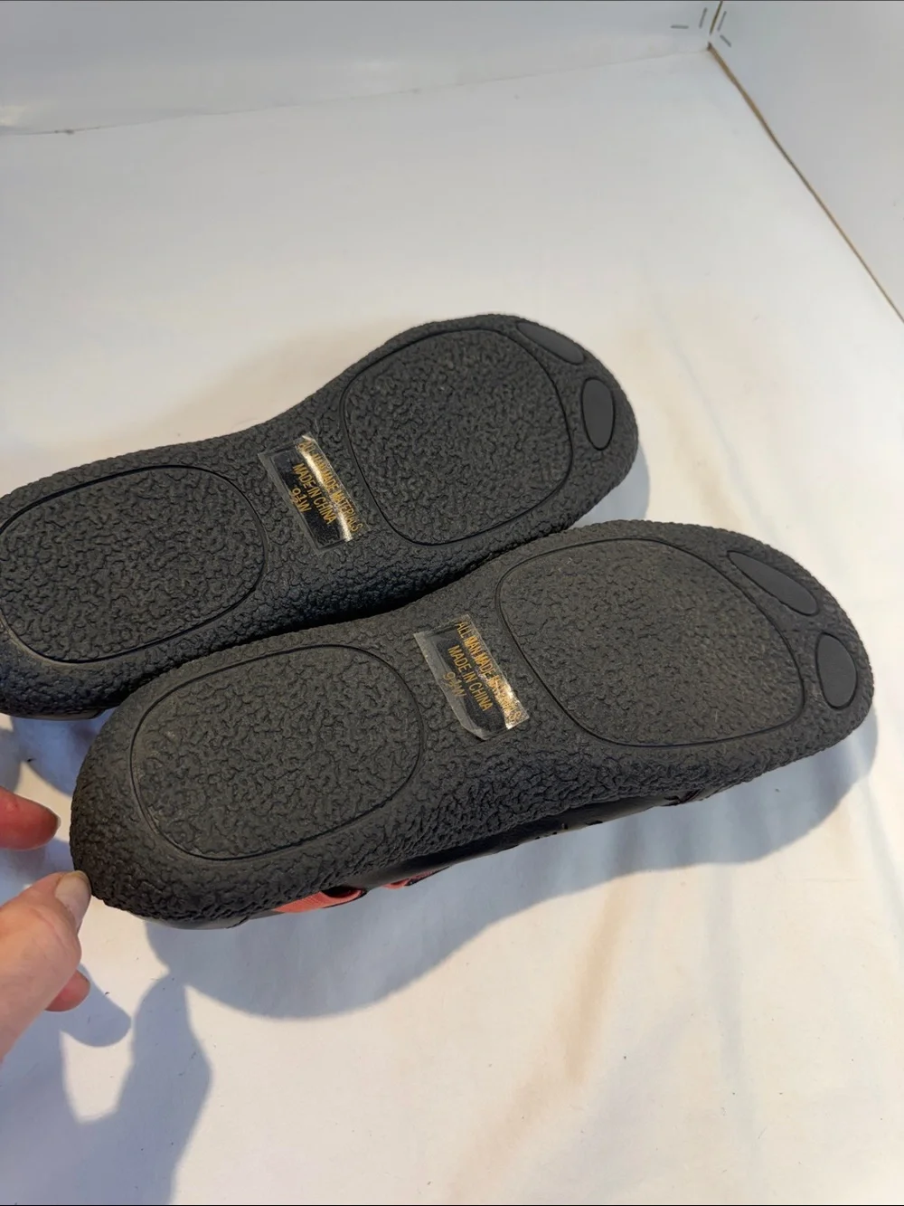 Women's Black Cutout Mary Jane Flats with Lining